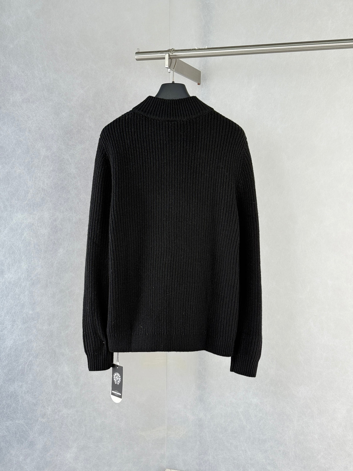 Chrome Hearts Large Cross Cashmere Knit "Black"
