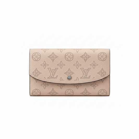 Louis Vuitton Iris Wallet "Magnolia Mahina Leather"
