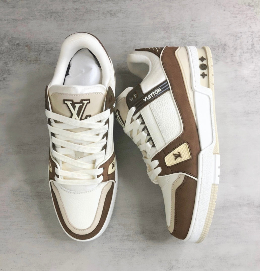 Louis Vuitton Trainers "Mocha-White"