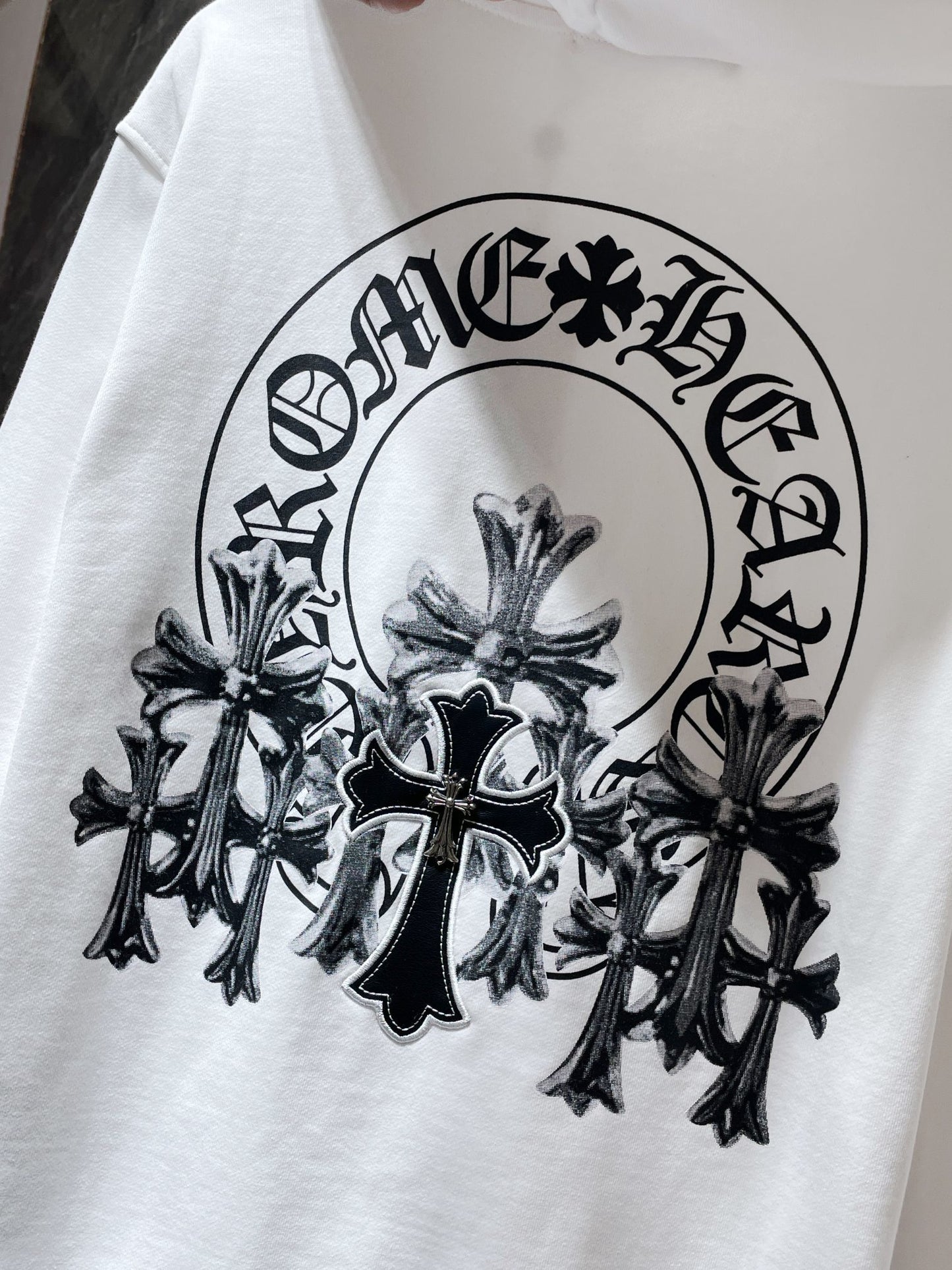 Chrome Hearts Hoodie "White-Black"