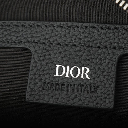 Dior Rider Zip Messenger Bag "Black Dior Gravity Grain Leather & Grained Calfskin"
