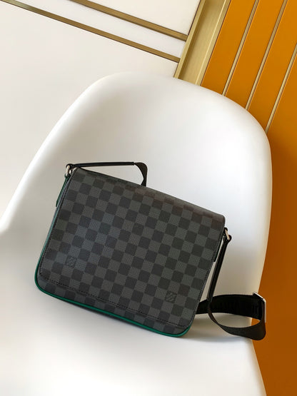 Louis Vuitton District Messenger Bag "Damier Graphite Canvas"