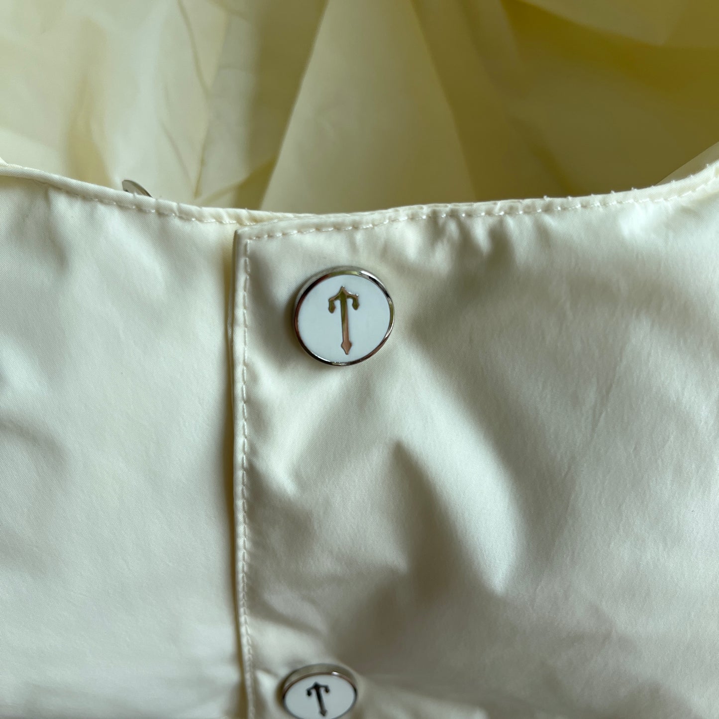 Trapstar Short Irongate Down Jacket "Cream"