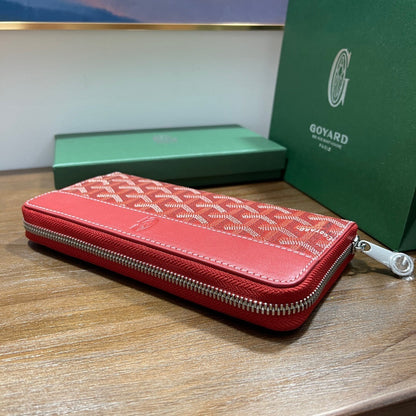 Goyard Matignon GM Wallet "Red"