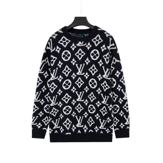 Louis Vuitton Sweater "Black-White Monogram"