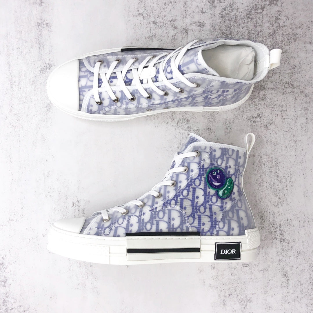 Dior B23 High-Top "White-Purple"