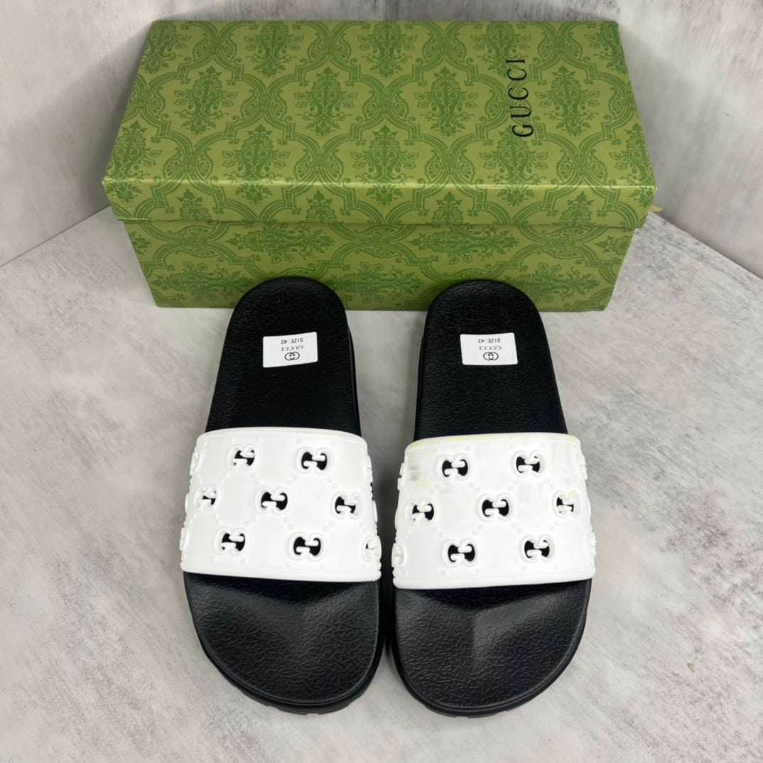 Gucci Slides "White-Black"