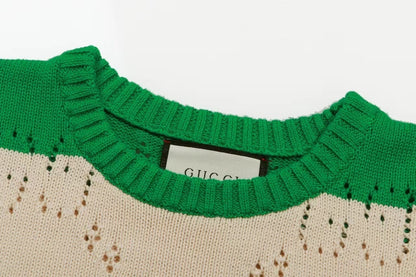 Gucci GG Sweater "Green-Ivory"