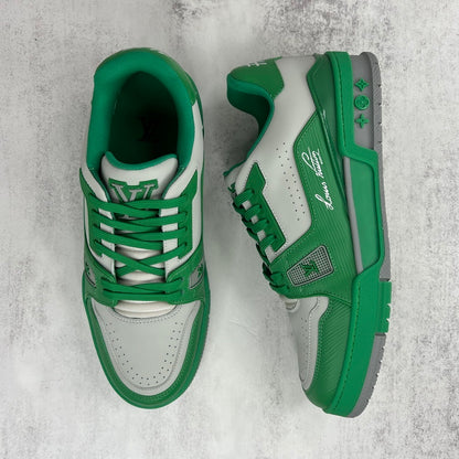 Louis Vuitton Trainers "Green-Grey"