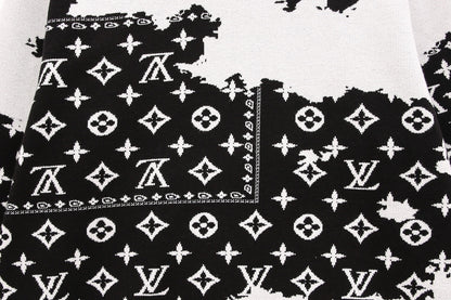 Louis Vuitton Monogram Bandana Sweater "Black-White"
