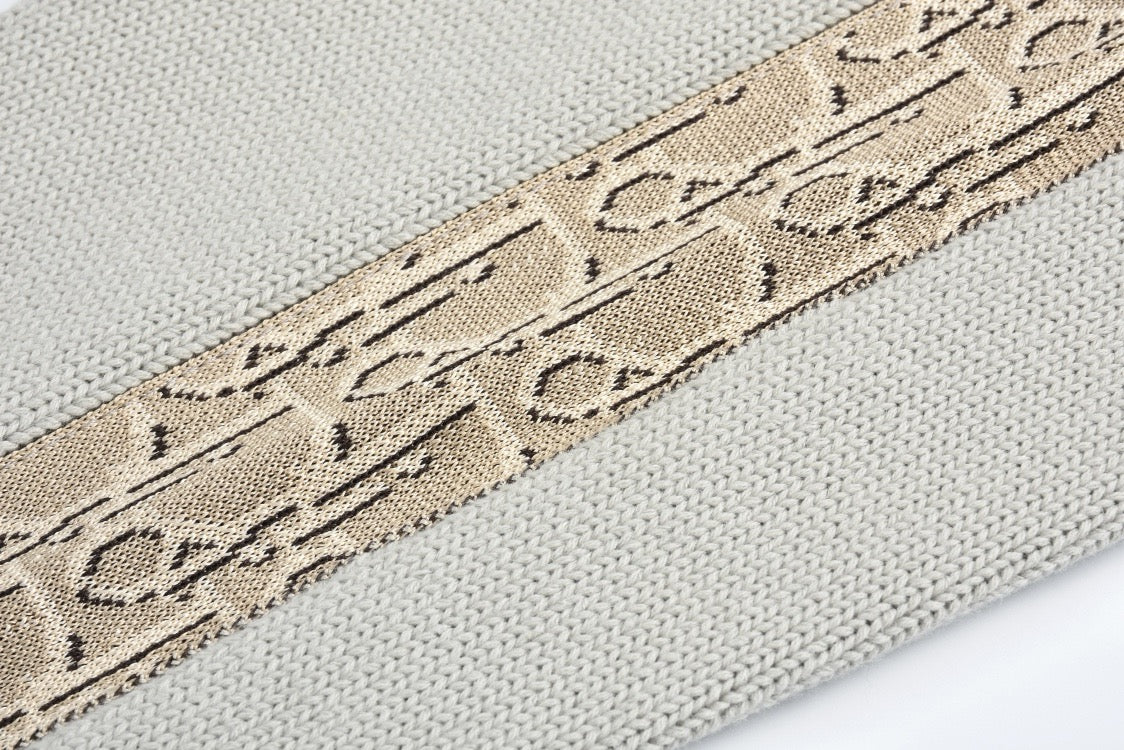 Dior Sweater with Dior Oblique Inserts "Gray"