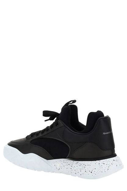 Alexander McQueen Oversized Court "Black-White Sole"