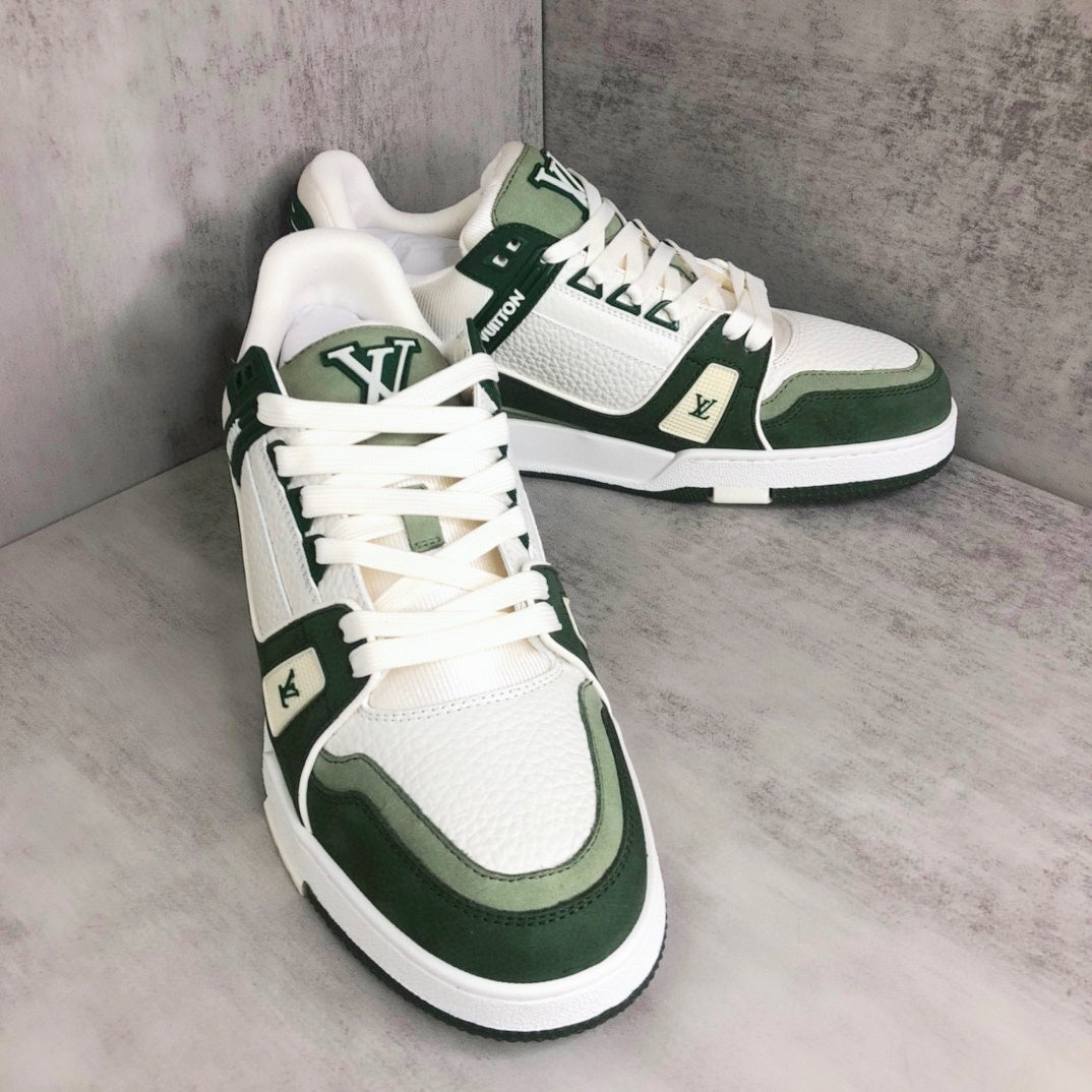 Louis Vuitton Trainers "Green-White"