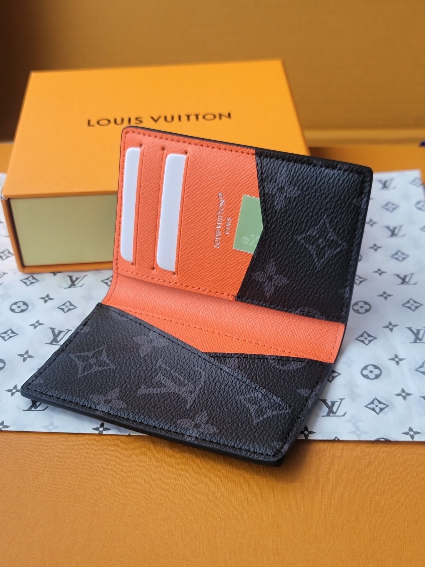 Louis Vuitton Pocket Organizer "Sunrise Orange"
