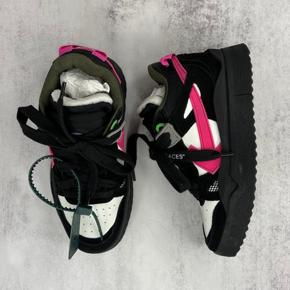 Off-White Sponge Mid "Black-Fuschia"