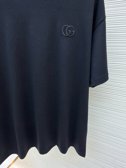 Gucci Rayon Jersey T-shirt with Embroidery "Black"