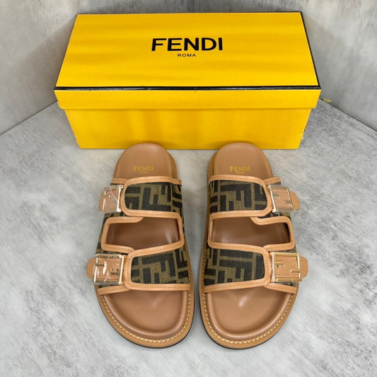 Fendi Sandals "Camel"