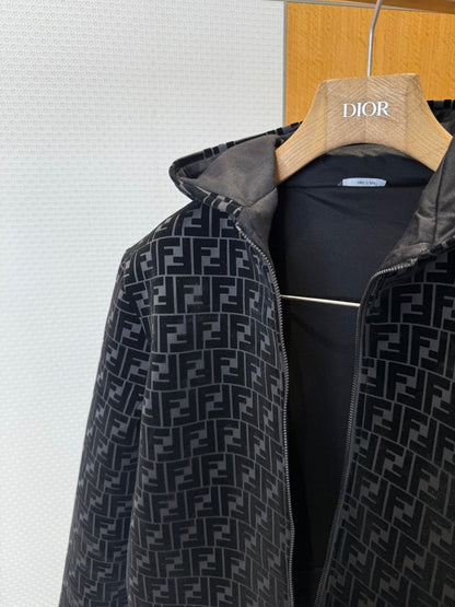 Fendi FF Monogram Blouson Jacket "Black"