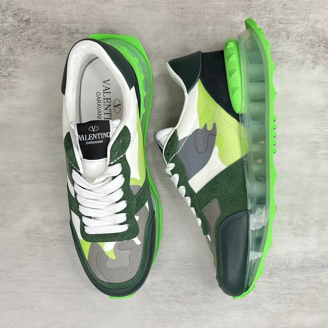 Valentino Garavani Netrunner "Green-White Camo"