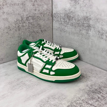 Amiri Skel Top Low "White-Green"