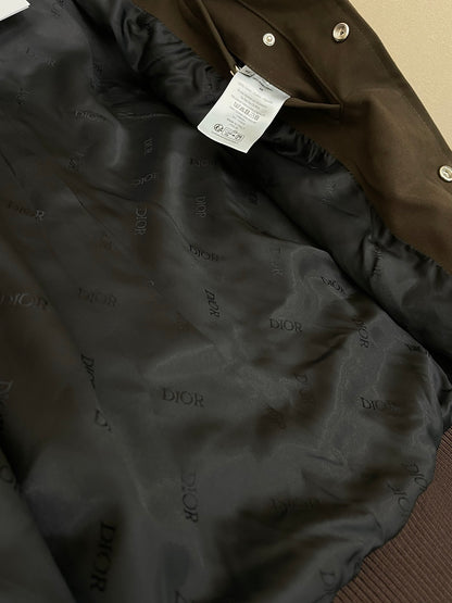 Dior Ingrid Blouson Jacket "Brown Cotton Twill"