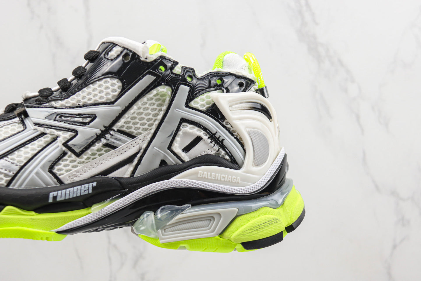 Balenciaga Runner "White-Black-Fluo Yellow"