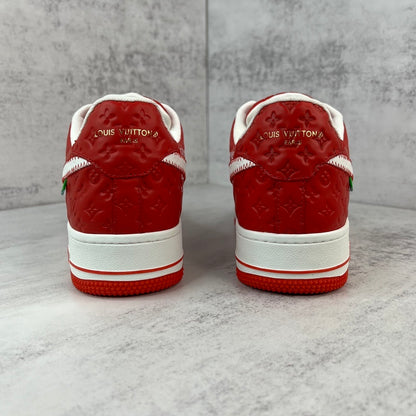 Louis Vuitton x Nike Air Force 1 "Red"