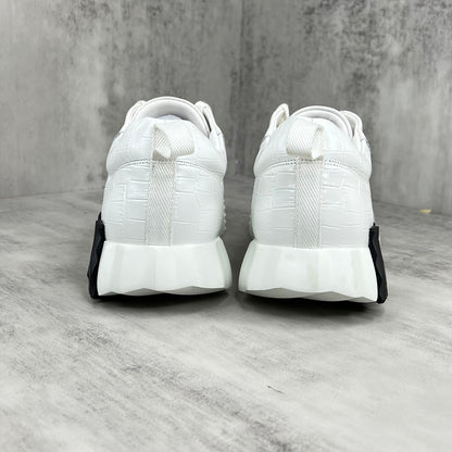 Hermes Bouncing Sneakers "White Crocodile Pattern"