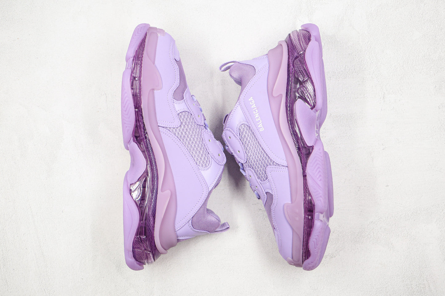 Balenciaga Triple S "Purple-Clear Sole"