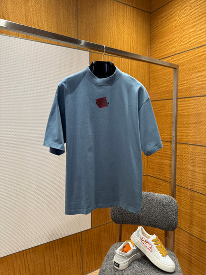 Balenciaga Taped Back T-Shirt "Blue"