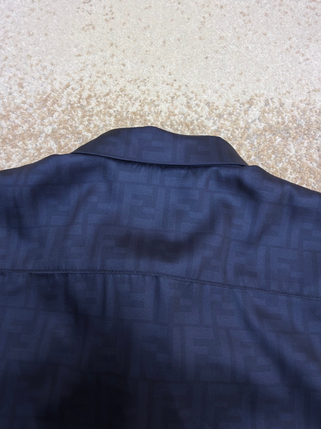 Fendi FF Silk Shirt "Blue"