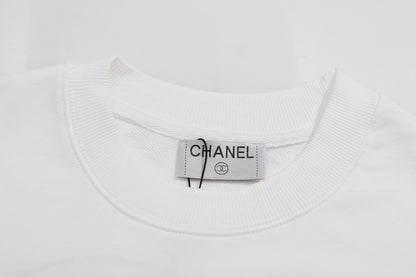 Chanel Sweatshirt "White-Black"