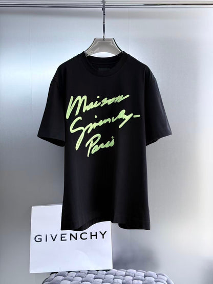 Givenchy Embroidered Maison Script Logo "Black"