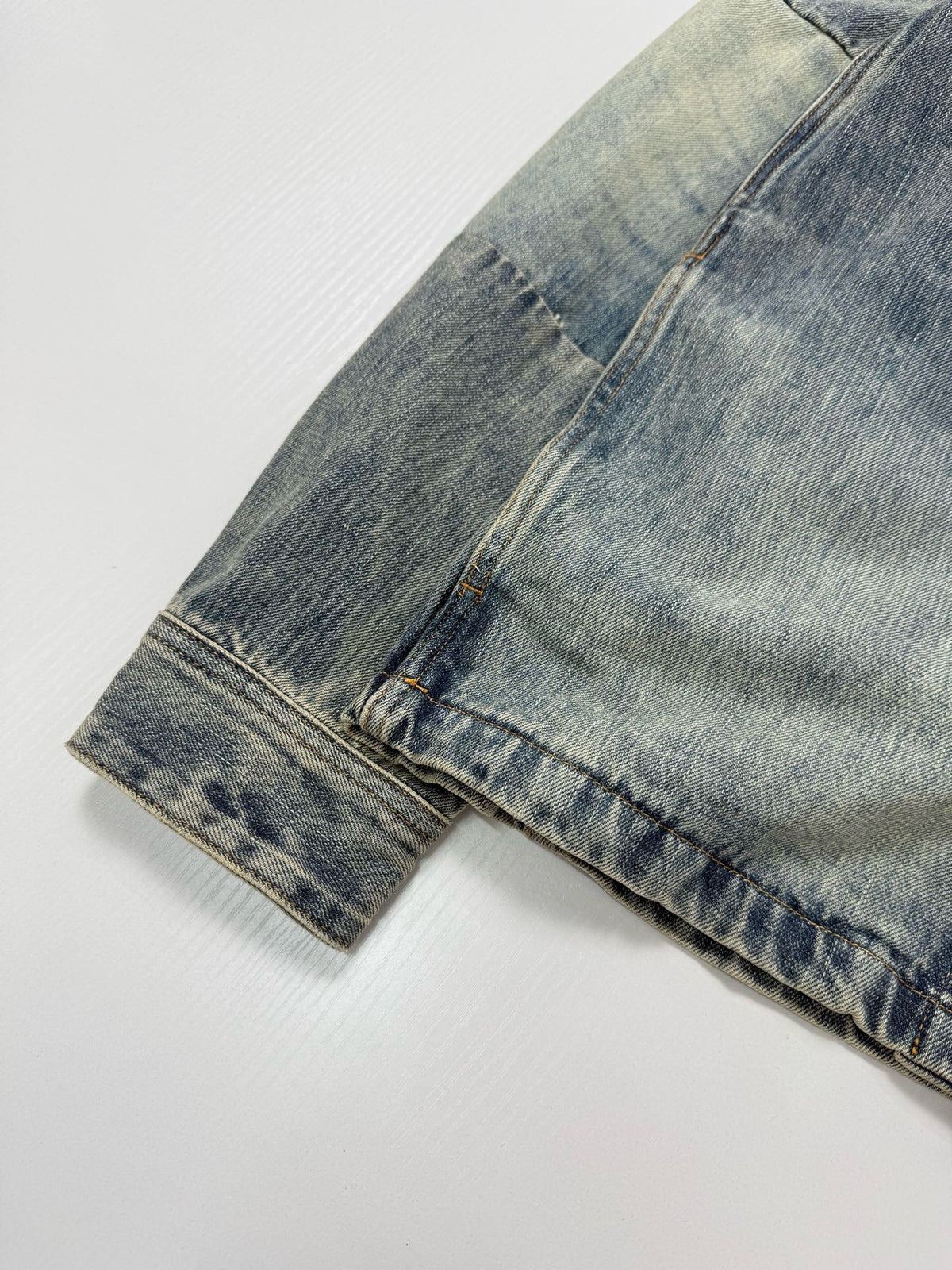 Dior Overshirt with Patchwork Effect "Blue Cotton Twill"