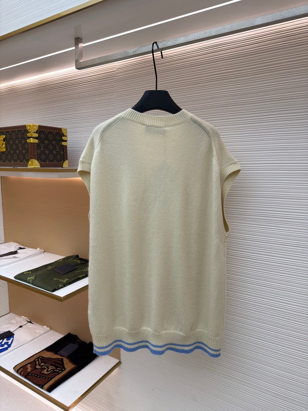 Dior Christian Dior Tag Sweater Vest "Beige"