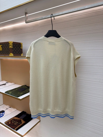 Dior Christian Dior Tag Sweater Vest "Beige"