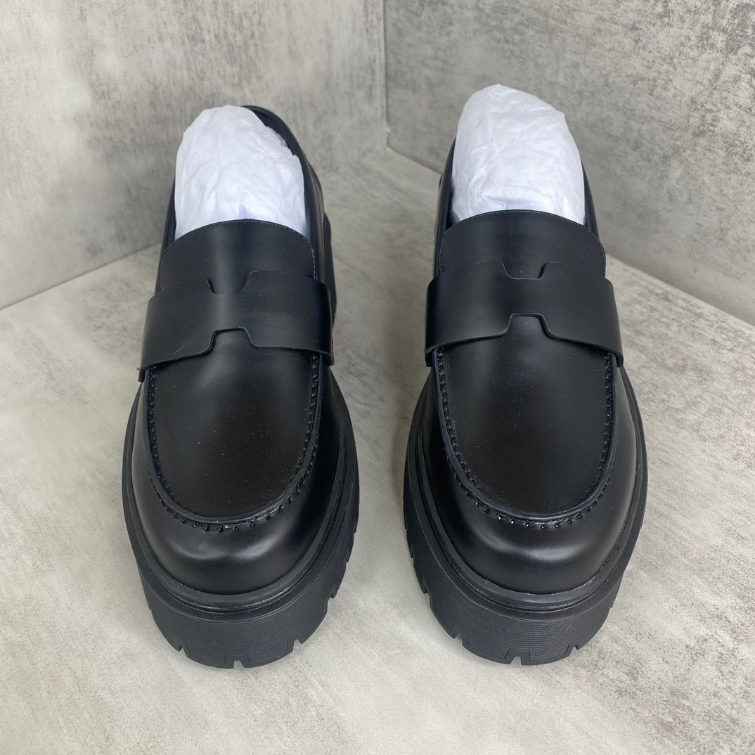 Hermes Leather Loafers "Black"