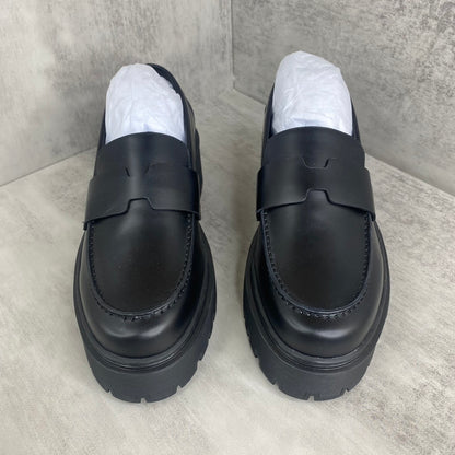 Hermes Leather Loafers "Black"