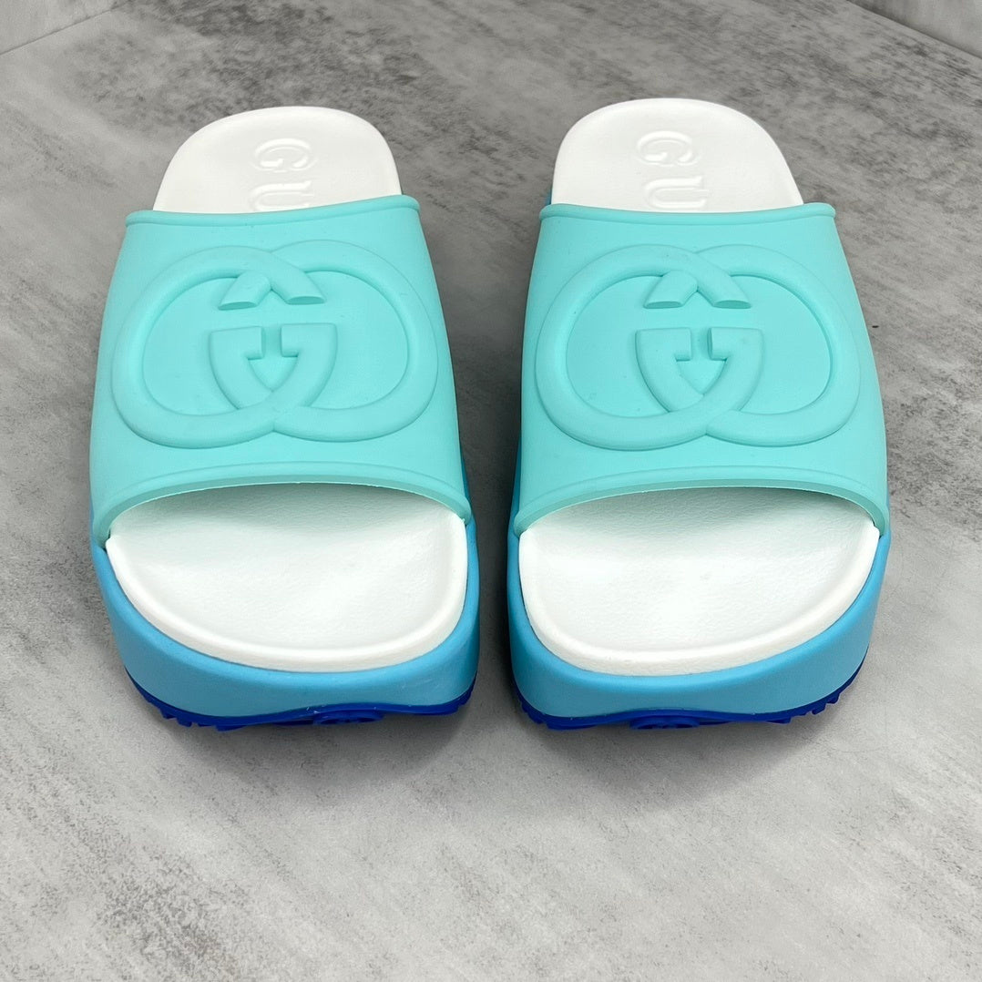 Gucci Slides "Blue-White"