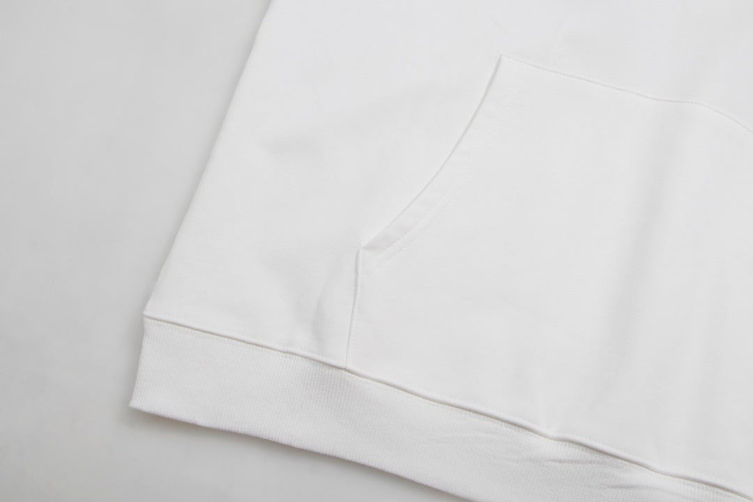 Burberry Logo Print Hoodie "White"