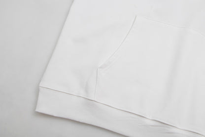 Burberry Logo Print Hoodie "White"