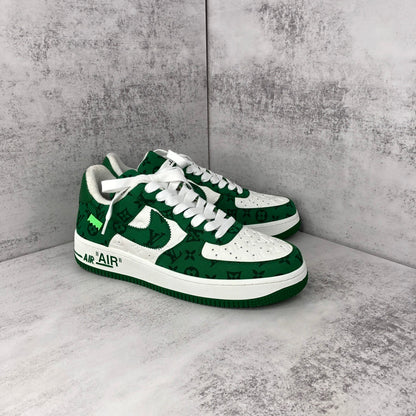 Louis Vuitton x Nike Air Force 1 "Green-White"
