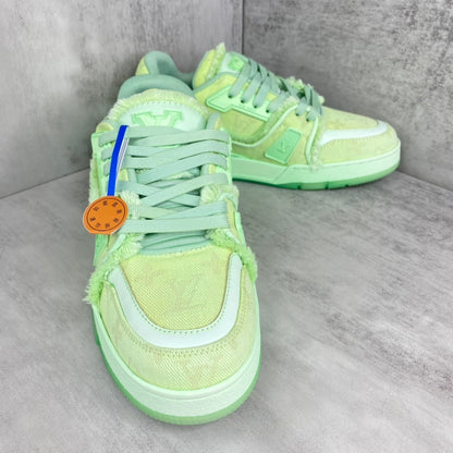 Louis Vuitton Trainers "Green Denim"