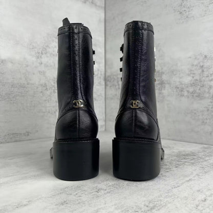 Chanel Leather Boots "Black"