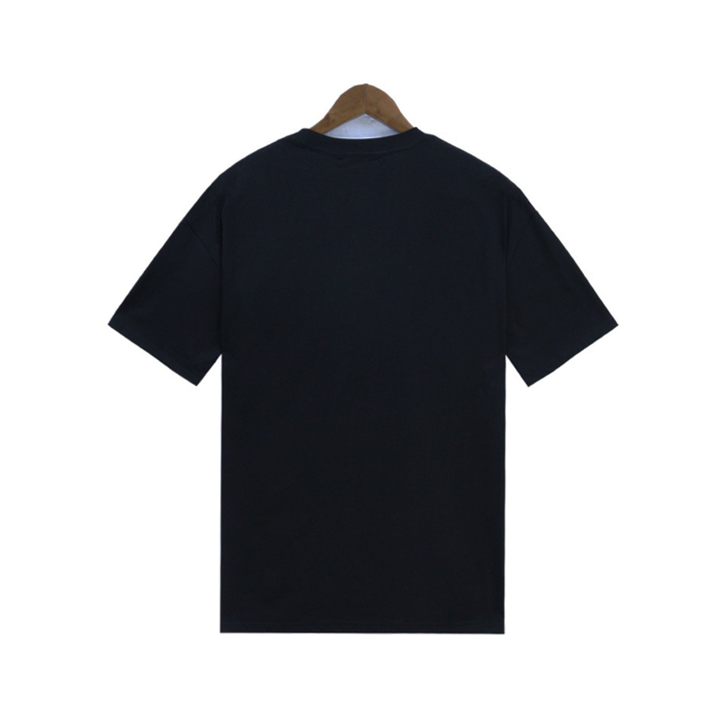 Amiri Wave Logo Print T-Shirt "Black-Blue"