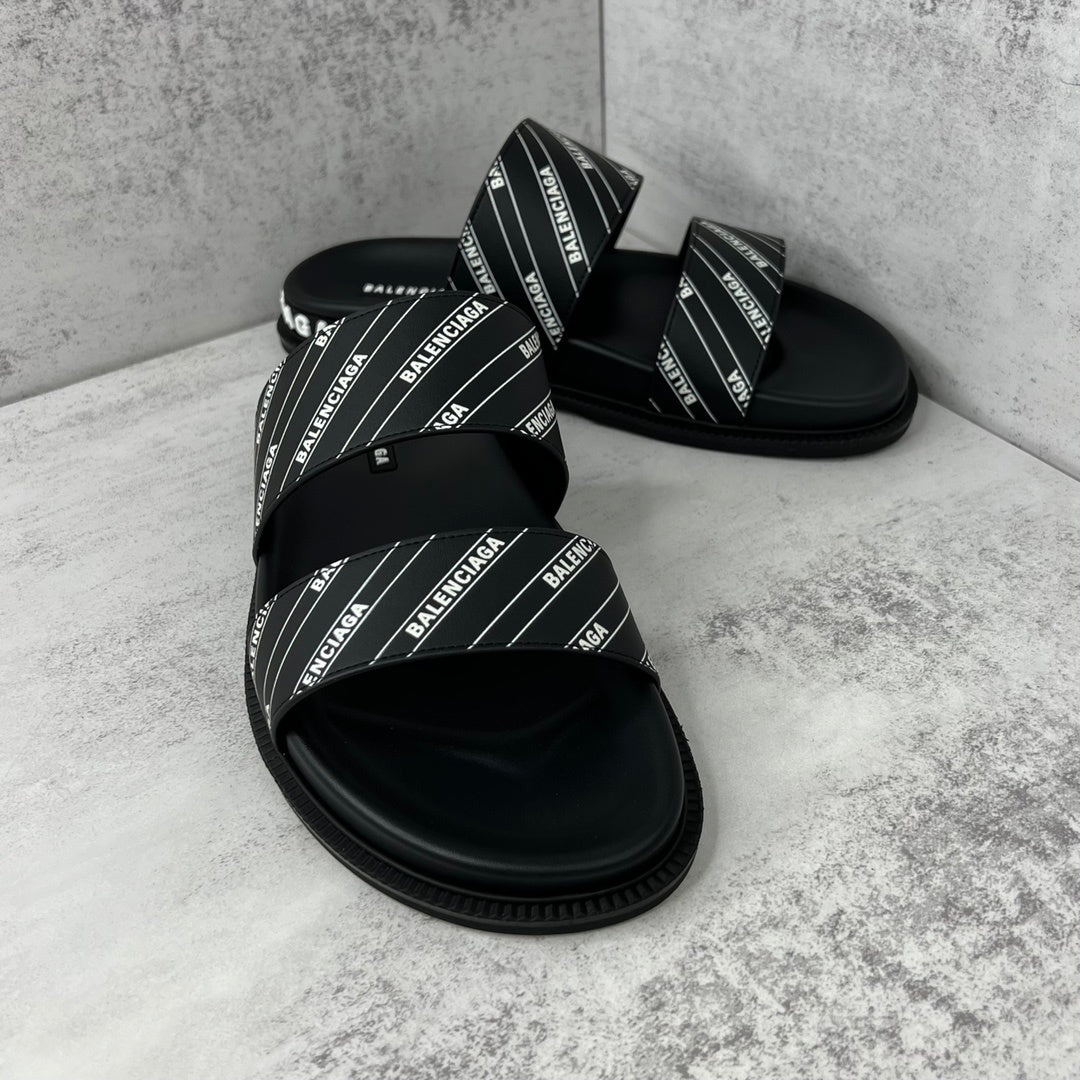 Balenciaga Slides "Black-White"