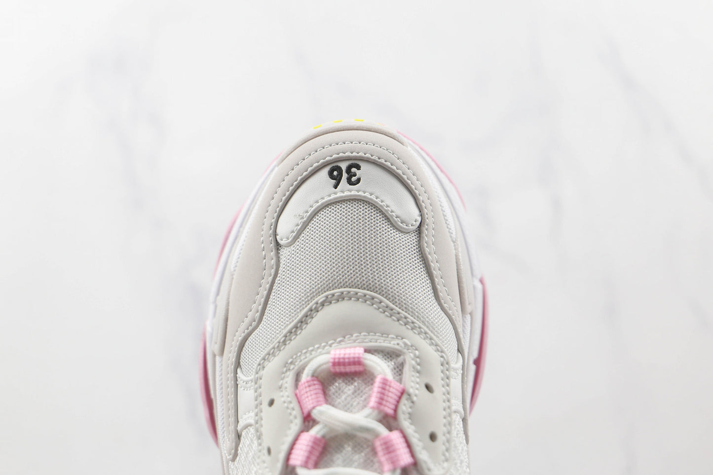 Balenciaga Triple S "Grey-Pink-Yellow"