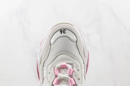Balenciaga Triple S "Grey-Pink-Yellow"