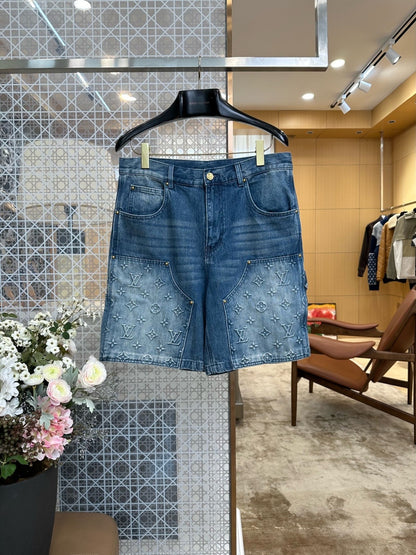 Louis Vuitton Denim Carpenter Shorts