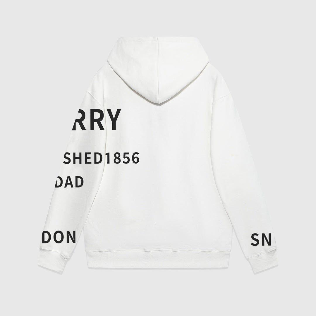 Burberry Horseferry Print Hoodie "White"